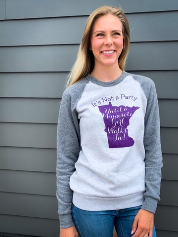 Minnesota Party Girls Crew sweatshirt