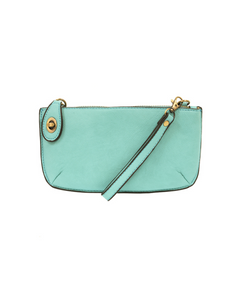 Mini Crossbody Wristlet Clutch [Aqua-L8000]