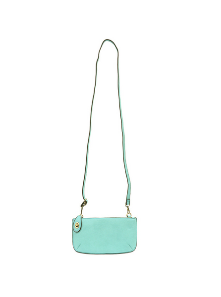 Mini Crossbody Wristlet Clutch [Aqua-L8000]