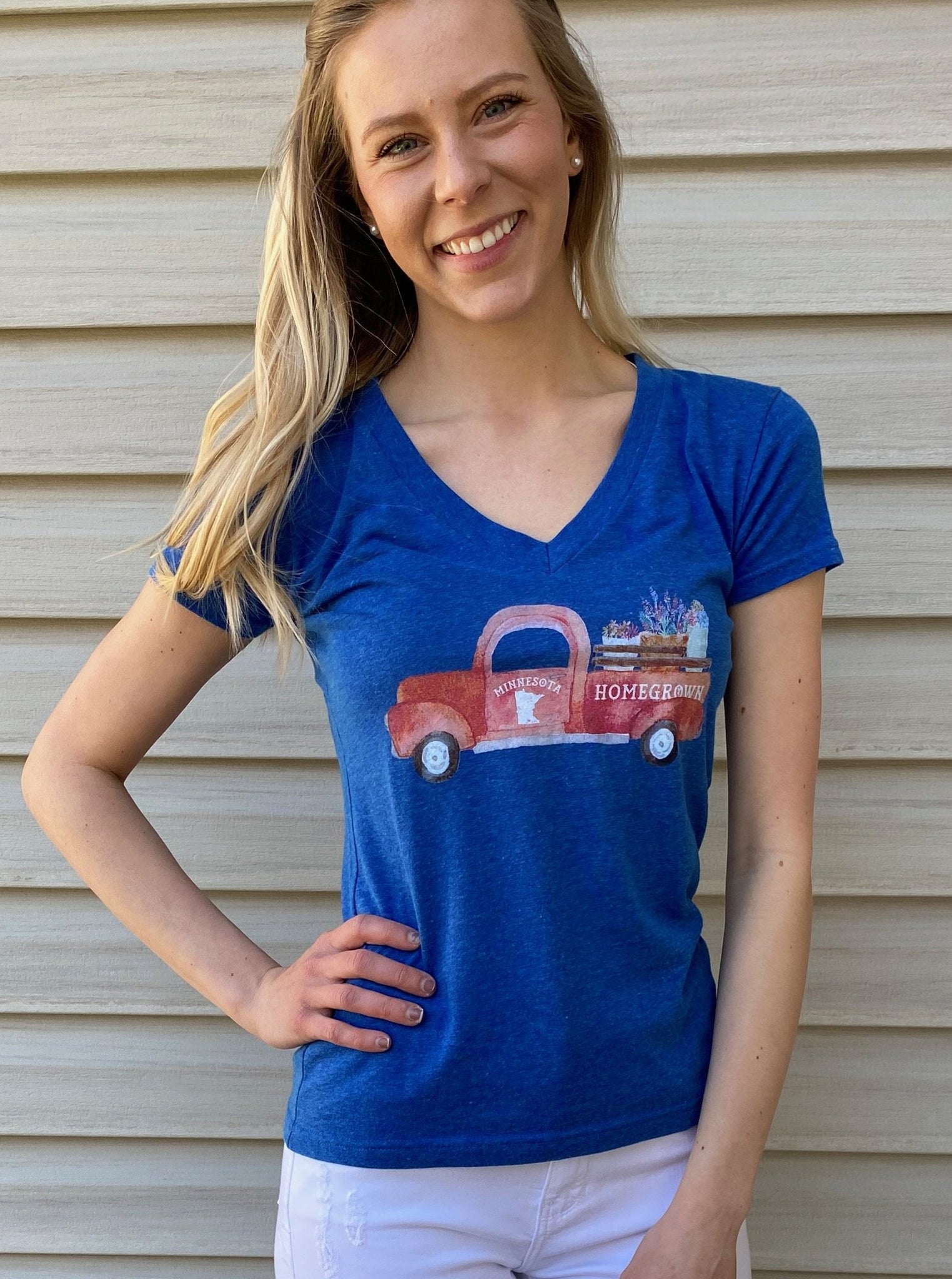 Minnesota Homegrown Vintage Truck T-Shirt
