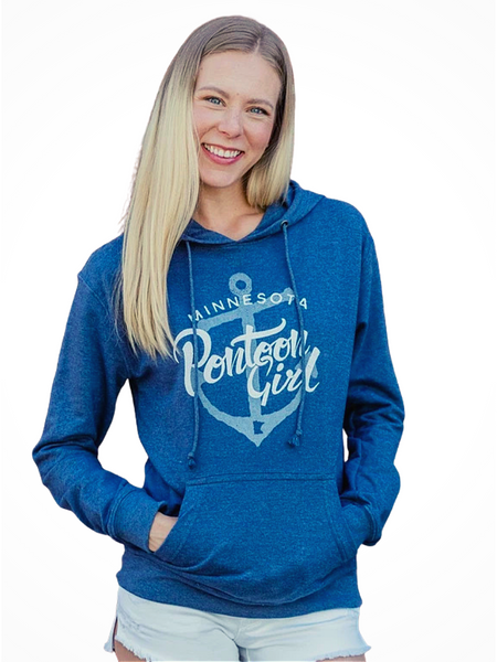 Minnesota Pontoon Girl Hoodie Sweatshirt