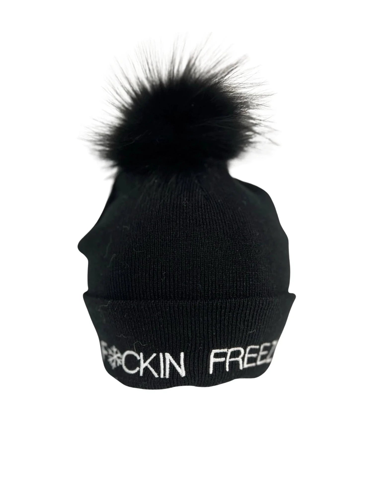 Mitchie’s Game Day Pom Pom Beanie Hat in Black Stable Pom Beanie – Shop Hunt Club main image 4