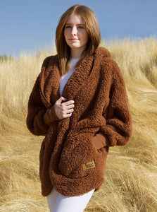 One-Size Fleece Hooded Jacket [Fall Harvest]