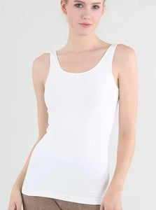 Signature Jersey Tank Top [White-NS5178]
