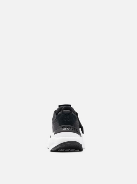 Sorel Kinetic RNEGD Strap Sneaker [Black,White]