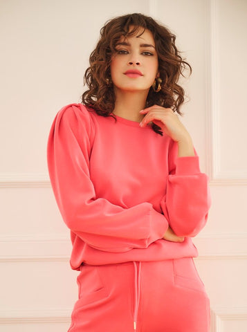 Sweater R-Neck Modal [Pink-SP2305001]