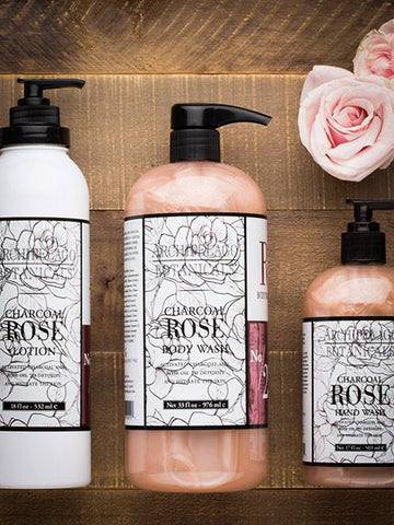 Charcoal Rose Bath Collection